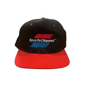 Vintage 1990’s SportsChannel New England KC Black SnapBack Hat